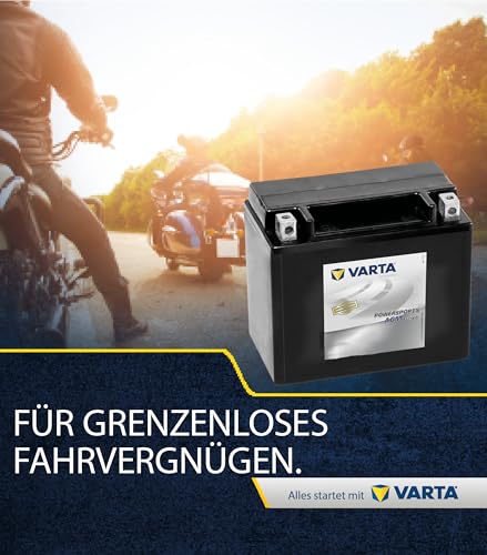 VARTA Motorradbatterie 10 Ah / 170 A Powersports Active AGM - Lange Lebensdauer, vorgeladen, wartungsfrei, geeignet für Motorräder… – Ansicht 2