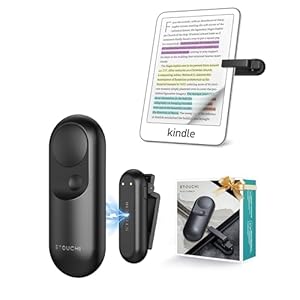 [#1 Magnetic Tech] Remote Control Page Turner for Kindle Paperwhite with Wrist Strap, 2-in-1 Kindle Accessories for iPhone, iPad, Camera Video Record & Shutter Selfie,Ideal Valentine’s Gift