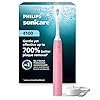 Philips Sonicare 4100 Series Electric Toothbrush - Sonic Toothbrush with Advanced Sonic Technology, Pressure Sensor, Two Intensity Settings, Smartimer & Quadpacer, Deep Pink, Model HX3681/26
