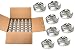 12 Hour Liquid Oil Lamp Votive Candles Fuel Cells Long Extended Burn Time Disposable in Clear Plastic Candle Holders (144 pc)