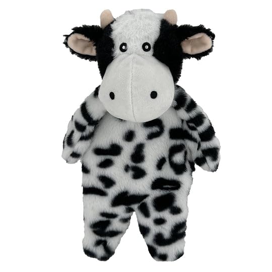 Jouet en peluche vache Pet Lou 33 cm animal doudou super douce chien