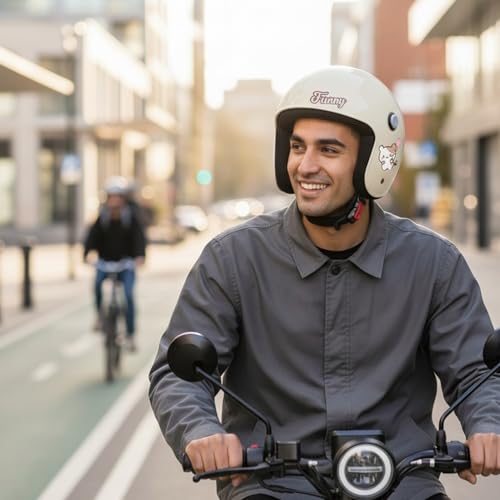 Casco eléctrico para scooter resistente al viento con confort 2