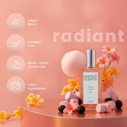 Image of Perfect Scents Fragrances, Inspired by Arian.a Grande's A.ri, Women's Eau de Toilette, CLEAN, Vegan, Paraben-Free, Phthalate-Free, Never Tested on Animals, 3.4 Fluid Ounces