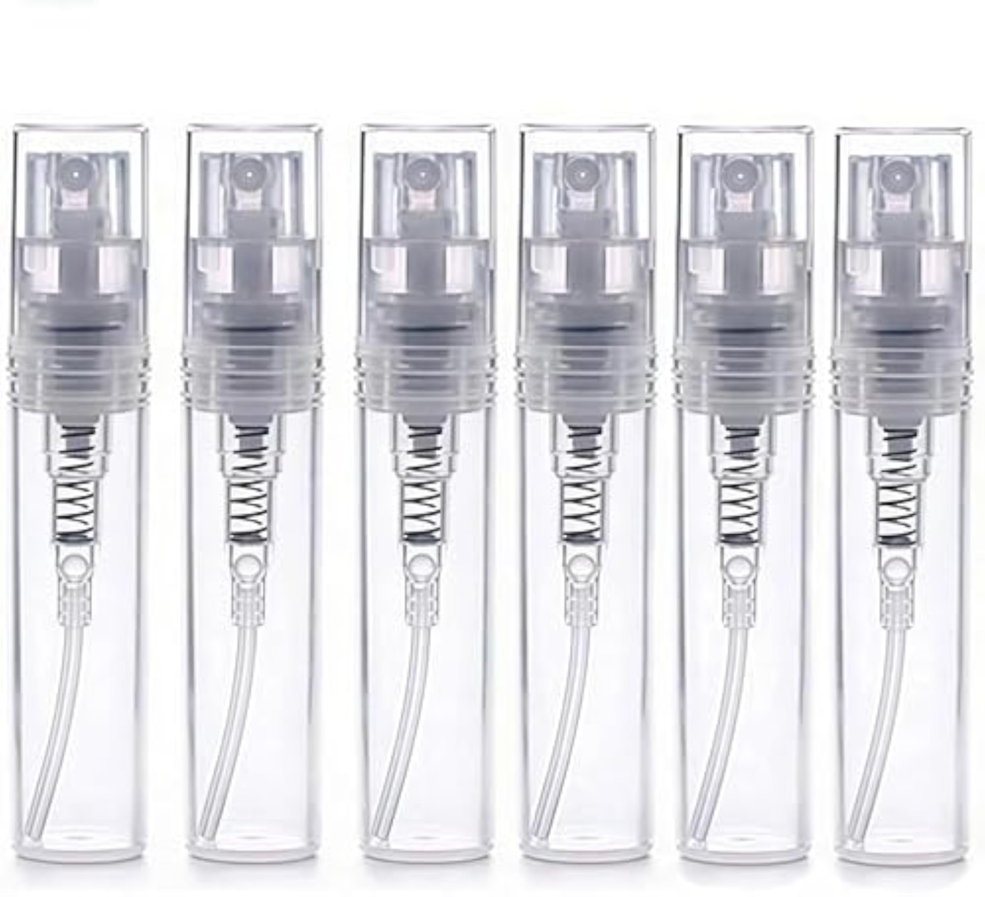 Mini Clear Glass Refillable Perfume Sample Tube, 12PCS