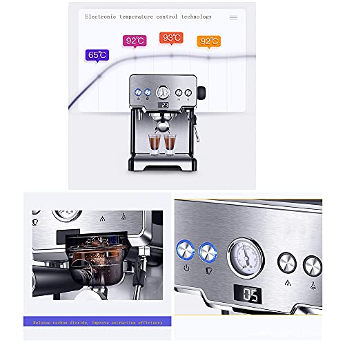 Cafetera Semi automática con espumador y tanque 1.7 L miniatura 2