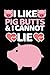 I Like Pig Butts & I Cannot Lie: Funny Pig Lovers Notebook/Journal (6” X 9”)