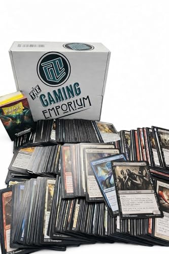The Gaming Emporium 500 Assorted Magic: The Gathering Cards Lot (Plus 1 Random Standard Size Card Matte Box Sleeves 100 CT)