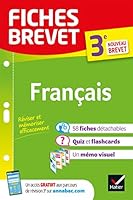 Fiches brevet Français 3e - Brevet 2023: fiches de révision & quiz 2401061746 Book Cover