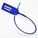 Leadseals(R) 100 Plastic Tamper Seals, Zip Ties for Fire Extinguishers Pull Tite Security Tags Numbered Trailer Seal Disposable Self-Locking Tie 250mm Length (Blue)