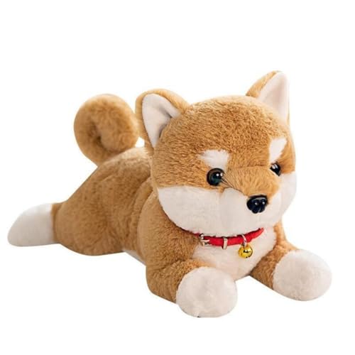 UOAO 柴犬 ぬいぐるみ 柴犬 クッション イヌ 抱き枕 可愛い 柔らか手触り 動物 もこもこ 添い寝枕 面白い 気持ちいい ギフト 母の日 誕生日 プレゼント お祝い クリスマス ブラウン 45cm