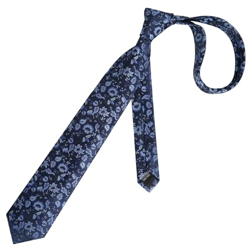 Image of Alizeal Mens 3.15inches Leaf Flower Pattern Tie Set