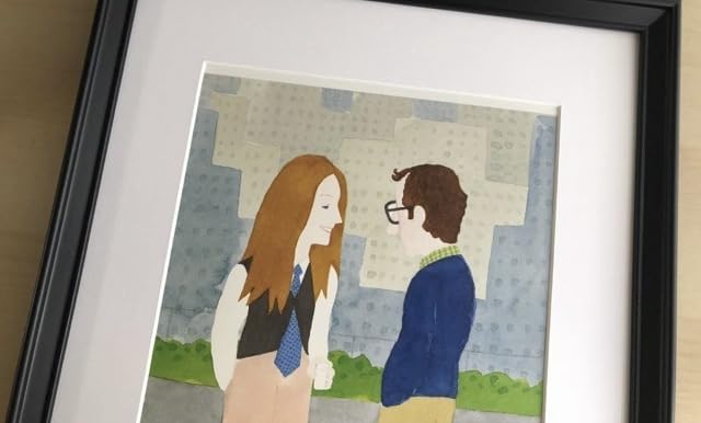 額装品 和田誠 映画 アニーホール ウッディアレン A3サイズ 額入り