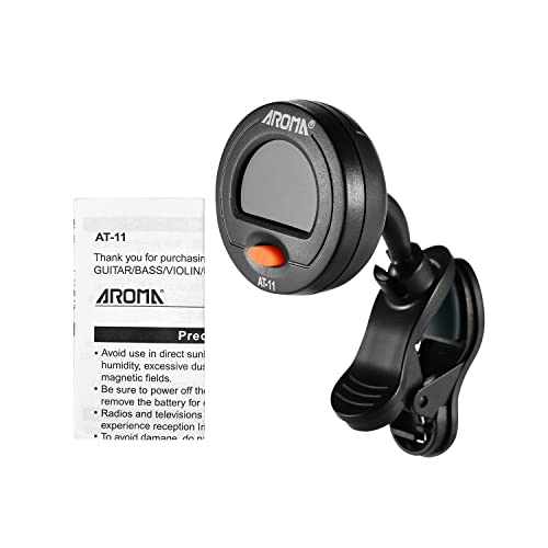 SHUIYUE AT-11 Clip-on Tuner écran Couleur pour Guitare chromatique Basse ukulélé Violon,Accordeur de Basse - Les Beatles, Paul McCartney, John Lennon, RIngo Starr, George Harrison SHUIYUE AT-11 Clip-on Tuner écran Couleur pour Guitare chromatique Basse ukulélé Violon,Accordeur de Basse – Image 5