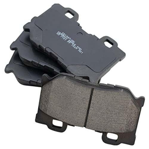 Image of TRQ Rear Brake Pad and Rotor Set Ceramic Compatible with 2008-2013 Infiniti G37 2014-2015 Q60 2009-2019 Nissan 370Z