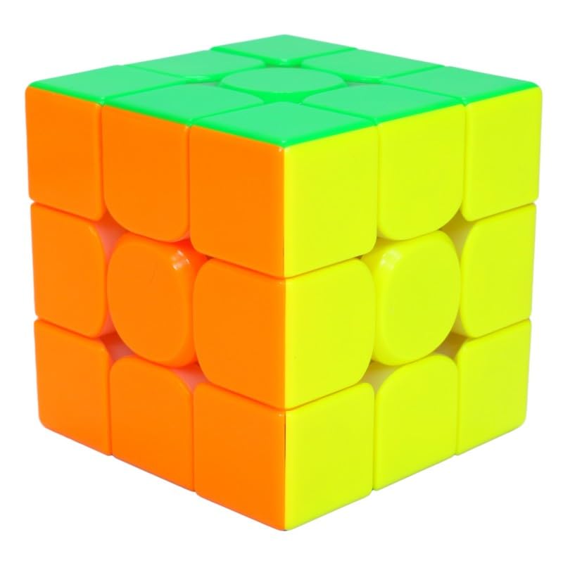 Image of QY Toys X-Man Tornado V3 M Standard 3x3 Magnetic Speed Cube - Puzzle with Adjustable Tension, Spring & Magnet Settings, Frosted Finish, Corner-Cutting, Fast Cube with Accessories (Bag, Tool, Case)