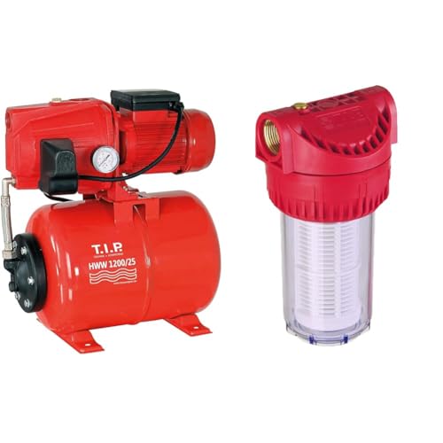 T.I.P. Hauswasserwerk Guss & Vorfilter für Garten Pumpen und Hauswasserwerke 17,8 cm (7 Zoll)