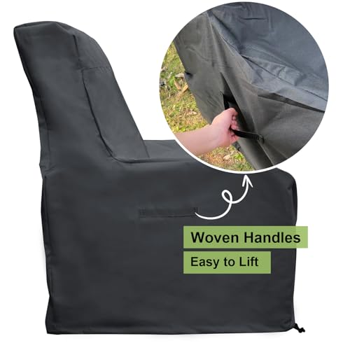 Skypatio Patio Chair Cover Waterproof, Outdoor Furniture Storage Cover for All Weather Protection (Black) by Skypatio - Image 7