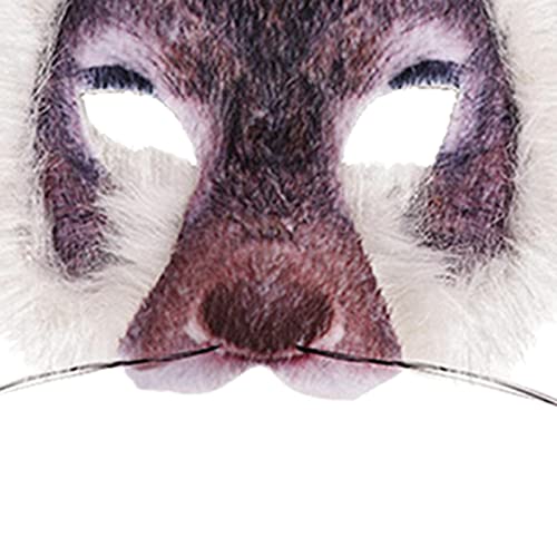 Colaxi Máscara de Animal de Páscoa, Chapelaria de Cosplay, Fantasia para Adultos, Máscara de Dramati