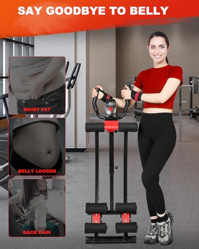GIKPAL Ab Machine, Adjustable Trainer for Home Gym, Ab Crunch Exercise Equipment for Beginner4