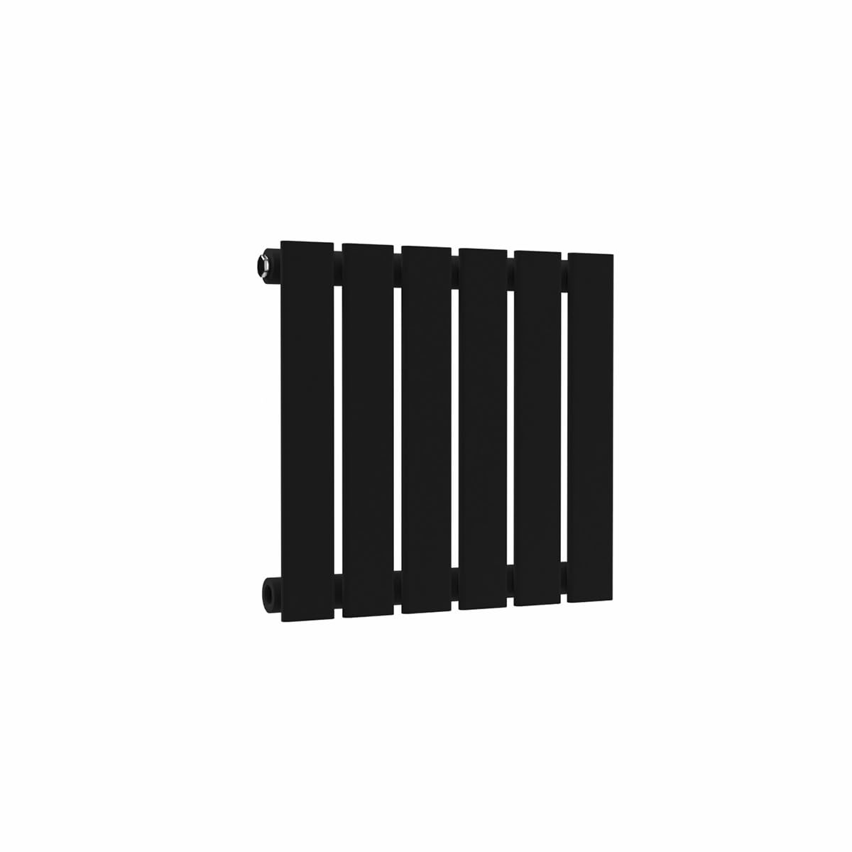 B&Q -  Flat Horizontal Radiator Black 400 mm X 420 mm Single Panel Flat-400-420S