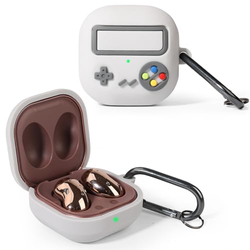 Suublg Silicone Case for Samsung Galaxy Buds FE (2023) / Buds2 Pro (2022) / Buds 2 (2021) / Buds Pro (2021) / Buds Live (2020) Earbuds with Cute Cartoon Skin Design for Charging Protection Cover