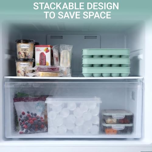 Molde redondo para hielo con tapa y caja 3 unidades miniatura 5