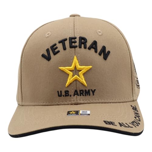 Image of US Army Veteran Hat for Men - Officially Licensed Military Baseball Cap, for Veterans