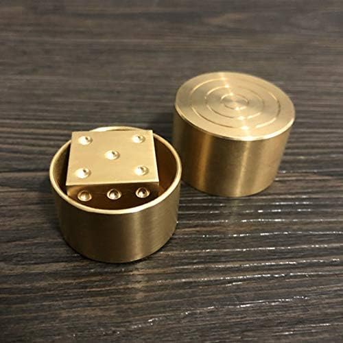 MOMOMAGE Super Mental Die (Brass) Magic Tricks for Magicians Classic Dice Number Prediction Magic Prop Close up Magic Gimmick Illusion - Image 3
