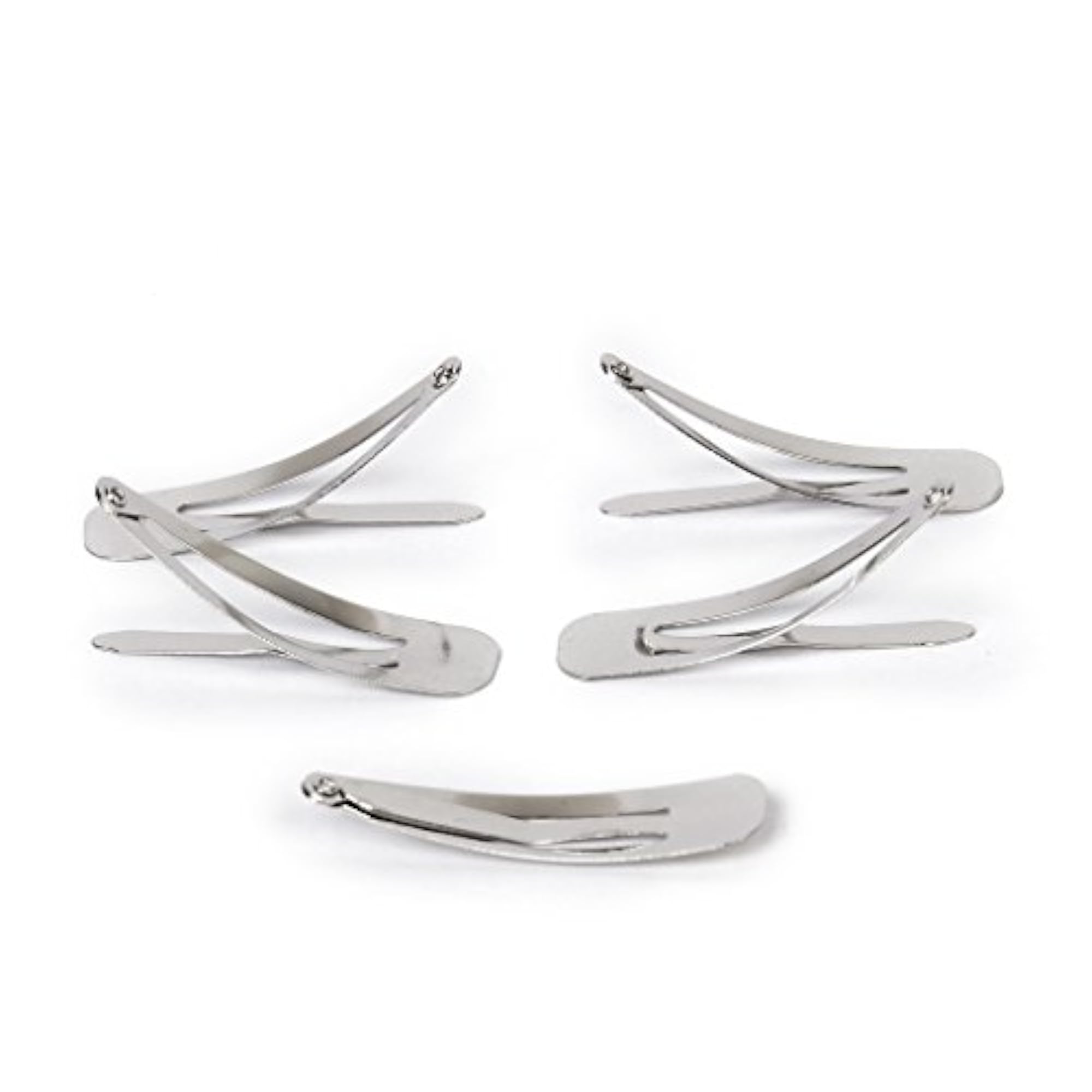 Approx. 100 Metal SNAP CLIPS for DIY Hair Bow Clips