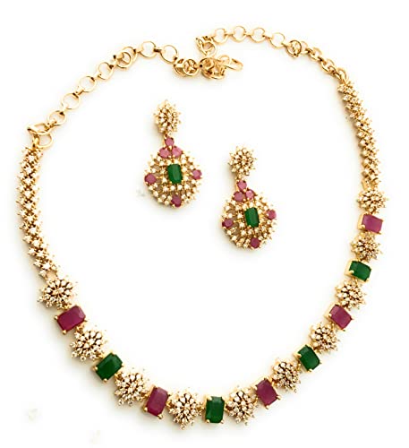 Sasitrends Traditional Micro Gold Plated Multi Col...