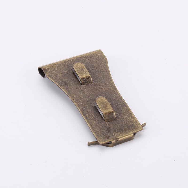 Image of Brick Clips 10 Pcs Brick Clips for Hanging Outdoors Heavy Metal Brick Wall Hangers for Outside Home Decor Brick Hooks for 2-1 /4 Inches to 2-3 /8 Inches High Bricks