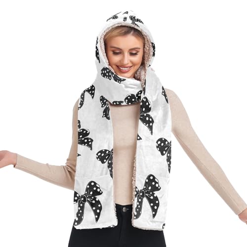 Bonnet d'hiver femme pour activités extérieures à pois