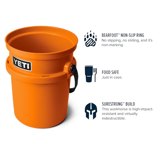 Image of YETI Loadout 5-Gallon Bucket, Impact Resistant Fishing /Utility Bucket