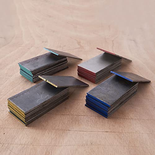 6 Pack 4"X2"X0.125" 15N20 Steel Flat Stock Bar Blade Billets Blanks Knife Making Forging, The Perfect Knife Making Steel For Professional & Hobbyist Use Annealed High Carbon Steel For Diy Knife Making #TOP6