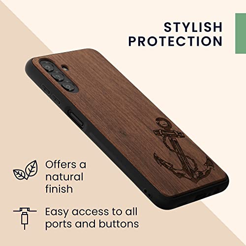 image for kwmobile Wood Case Compatible with Samsung Galaxy A13 5G - Phone Case 