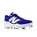 New Balance Men's Fresh Foam 3000 V7 Molded Baseball Shoe, Team Royal/White, 10