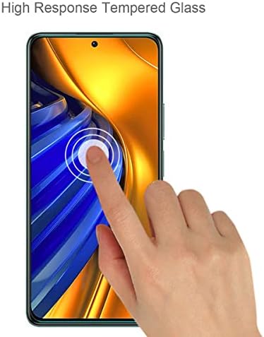 Widamin 2Pack, Screen Protector Compatible with Xiaomi Poco F4 5G/ Poco F3 5G 6.67 inch, Tempered Glass Screen, 9H Hardness, Scratch-Resistant, protector Screen Easy to Clean