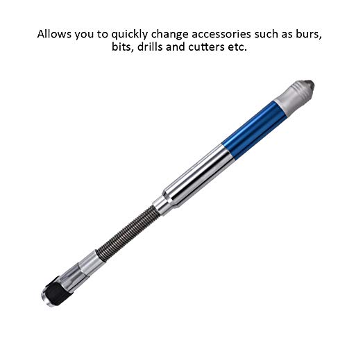 Jewelry Engraver Flex Shaft Shank Tool, Electric Engraver Pen for Metal, Engraving Hammer Handle Handpiece with Low Vibration, Quick Change Accessories for Grinding Drill Mill - Image 9