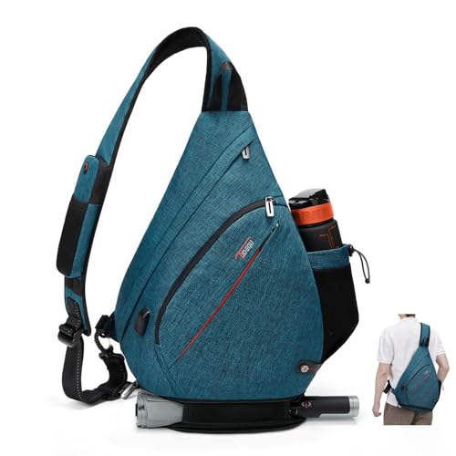 TUDEQU Sling Bag Herren Gro&szlig;,8 Pockets Schulterrucksack,19L Sling Rucksack,Umh&auml;ngetasche,Schultertasche,umh&auml;ngerucksack