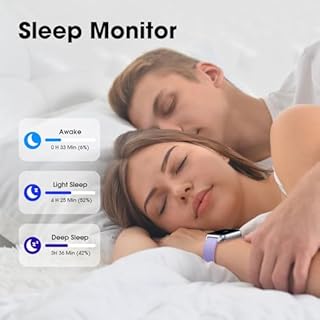 Pautios Smart Watch No App/Phone Required,42mm Smartwatch for Women Men,Fitness Tracker Watch with Heart Rate Monitor, Sleep Tracker, Pedometer,Step Counter,IP68 Waterproof, for Android iOS Phones