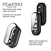 FCMEDZI Compatible for Xiaomi Mi Smart Band 8 Screen Protector Case, Soft TPU Slim Full Coverage Protective Cases Cover (Pack of 3)