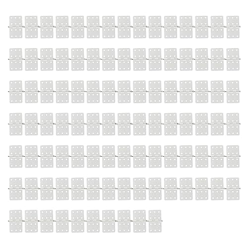 Mxfans 100pieces Pinned Nylon Hinges W0.63 and L1.1 RC Airplane Aircraft Parts