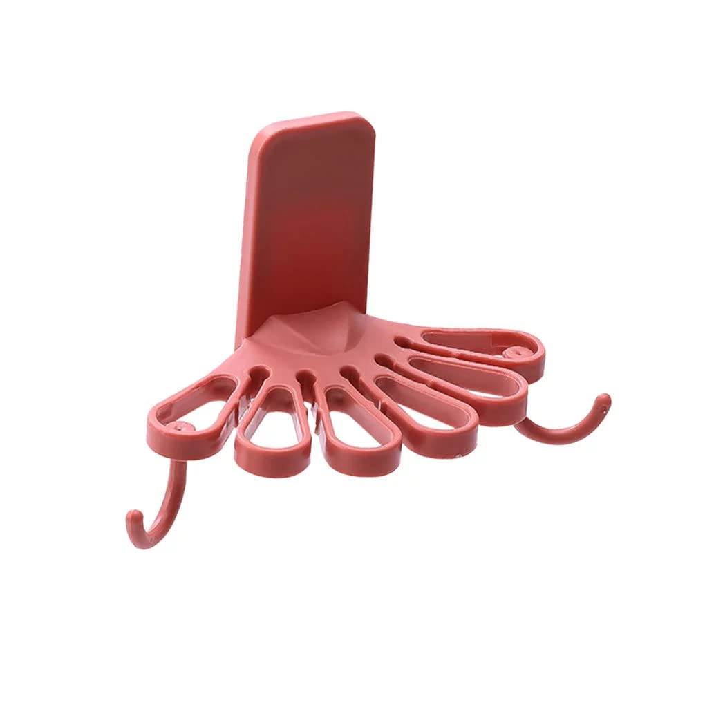 Vishisht Kitchen Towel Hook Rack Rustproof Towel Holder Waterproof Wall Mount Storage Shelf Bathroom Clothing Organizer