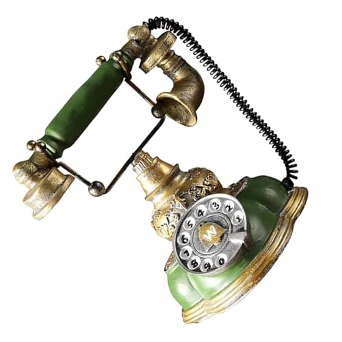 Teléfono vintage retro VILLCASE de resina para decorar tu salón con estilo clásico