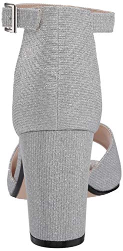 Touch Ups Womens Amaya Heeled Sandal, Silver, 8 Wide Us #TOP2