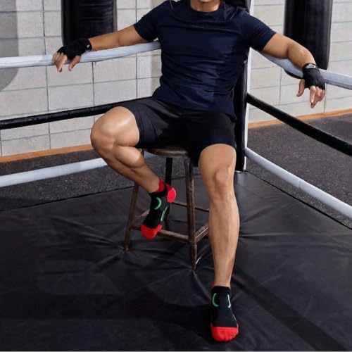Image of Sockscarving Feel The Comfort Ankle Socks For Men Cotton, Gym Socks For Men WorkOut Breathable Low Cut Sports Socks With Heel Tab, Moisture Wicking, Pull On & Stretchable Free Size