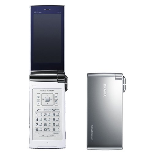 Amazon | SONY au BRAVIA Phone S004 プラチナホワイト 白ロム