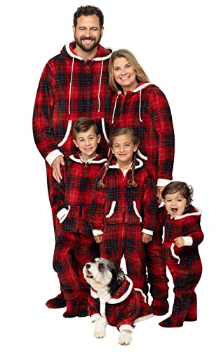 PajamaGram Family Pajamas Matching Sets - Family PJs, Red & Blue ...