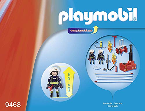 Playmobil 9468 Pompiers Avec Matériel D'incendie - vue 7