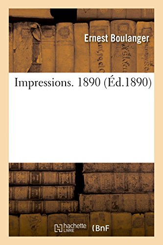 Impressions. 1890 (Sciences Sociales) (French Edition)
